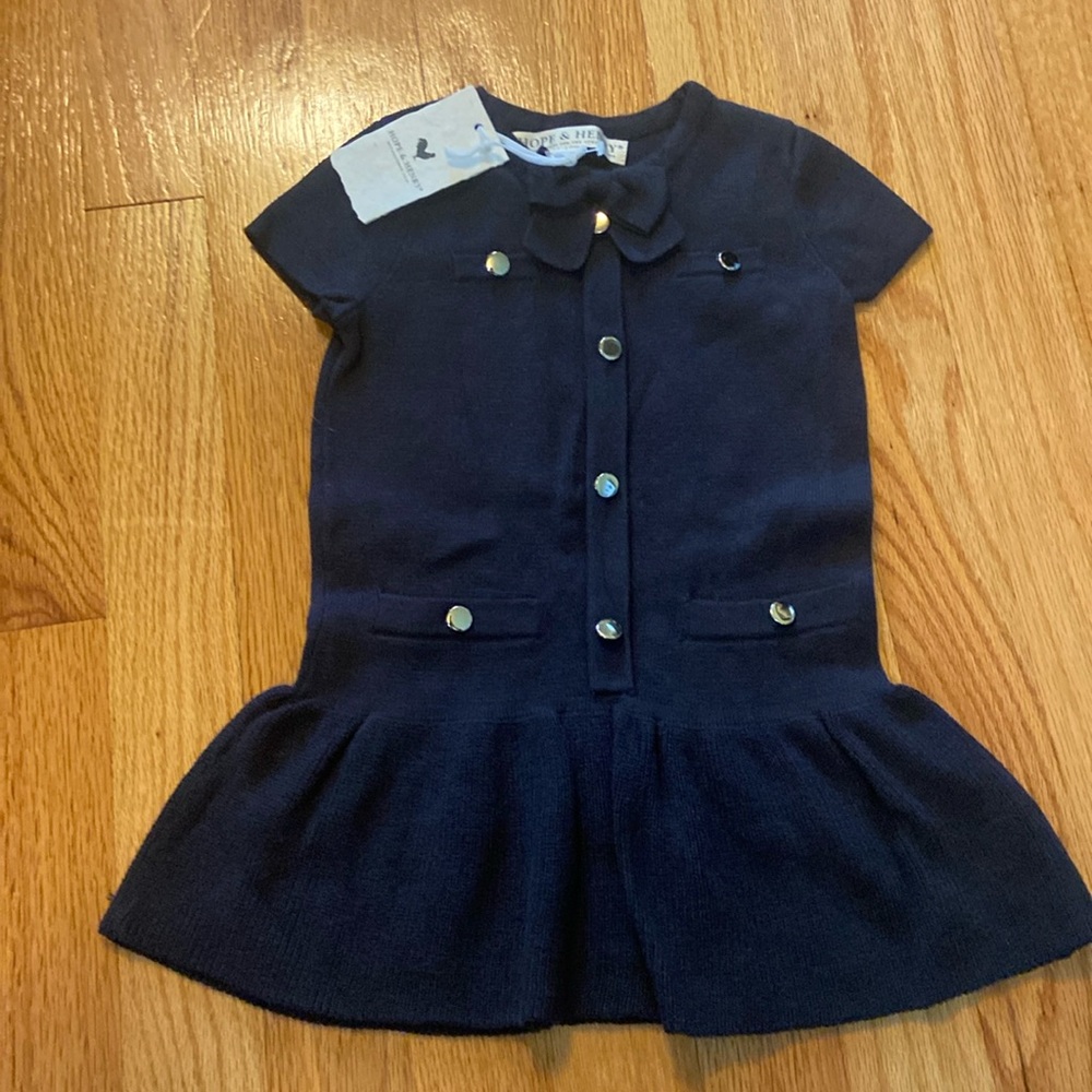 Sweater dress short sleeve